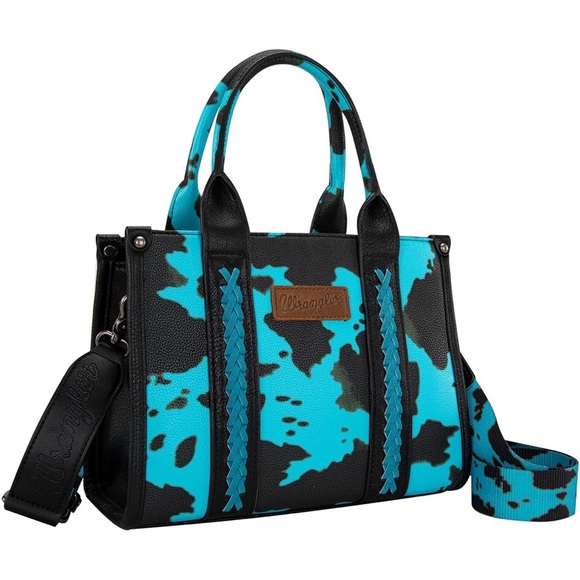 Wrangler Handbags - Wrangler cow print handbag